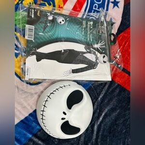Disney Jack Skellington White and Black Mask Set